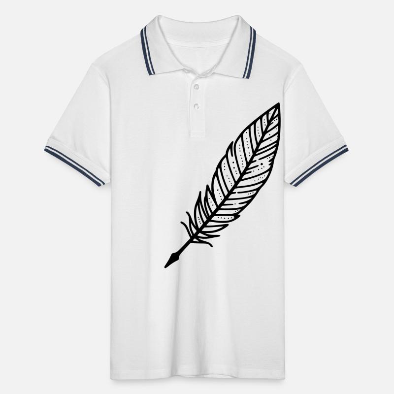 Plume Polo tipped Homme