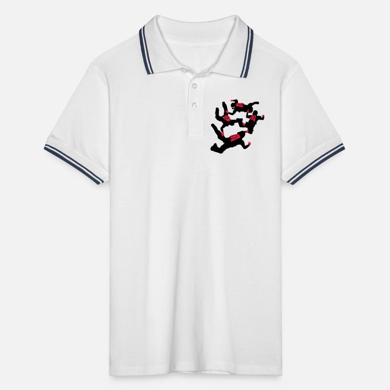 skydive Men's Tipped Polo Shirt