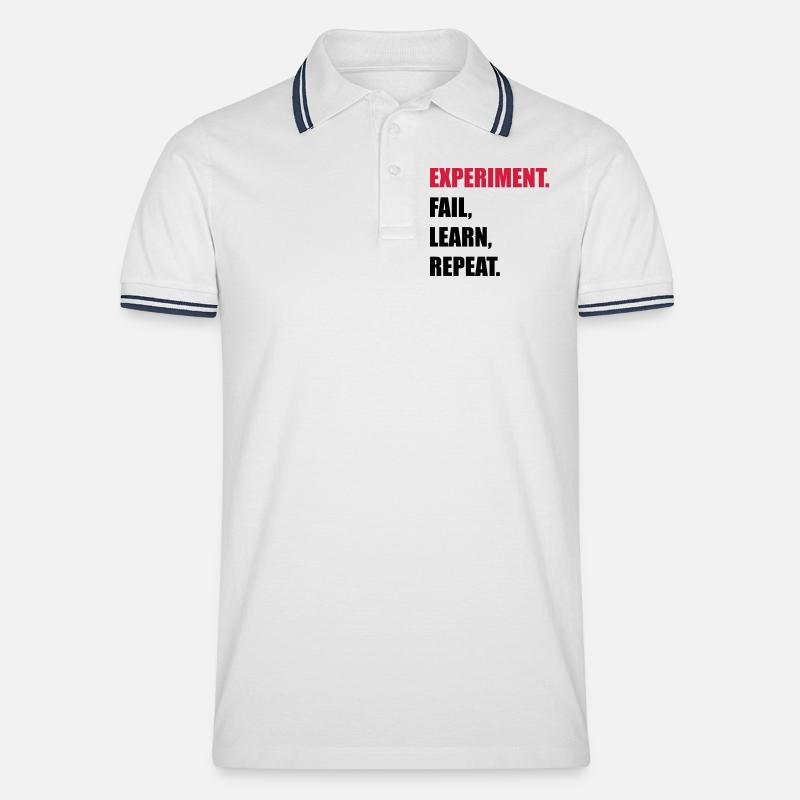 science - Polo tipped Homme - blanc/marine
