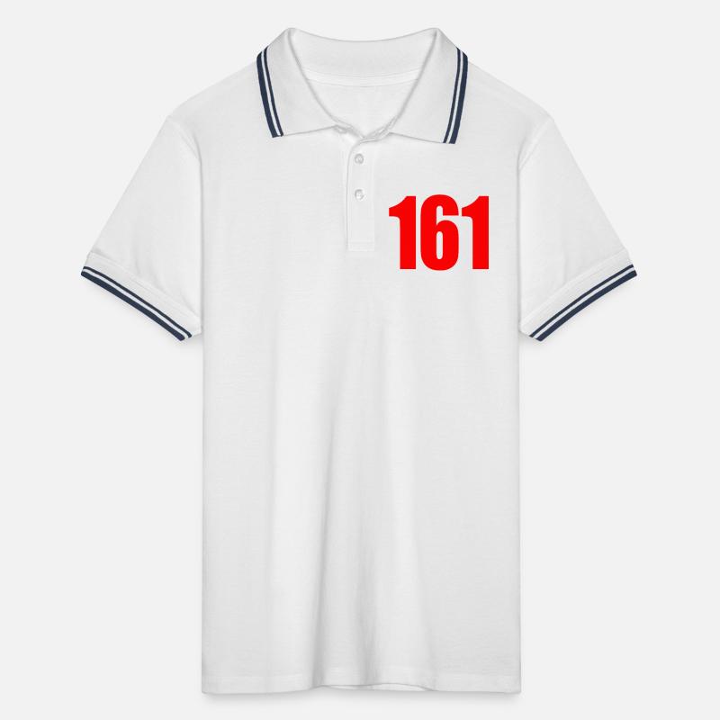 161 – Antifa Code Statement Männer Tipped Poloshirt