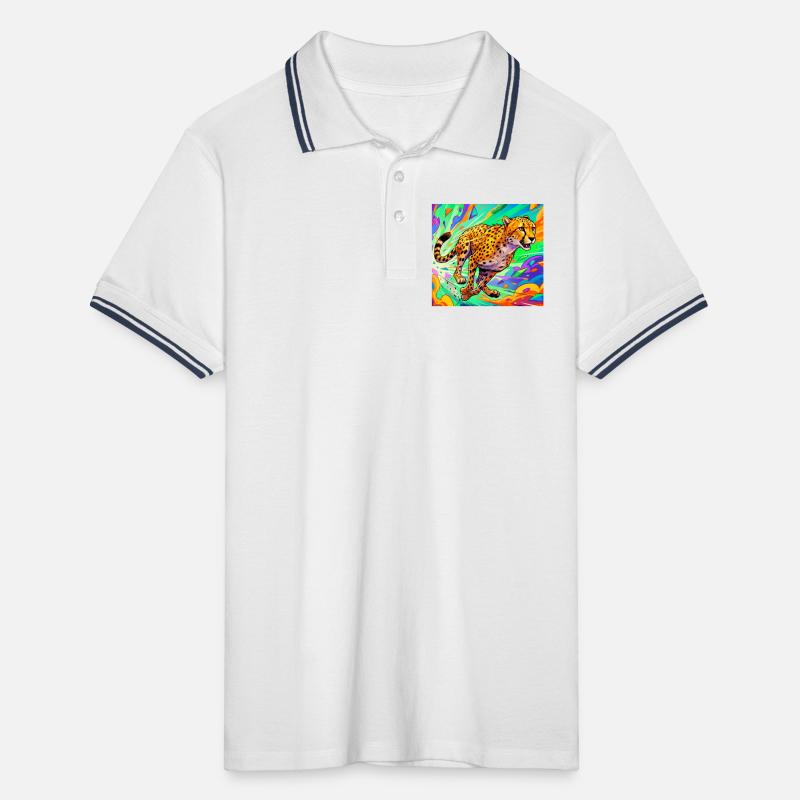 guépard Polo tipped Homme