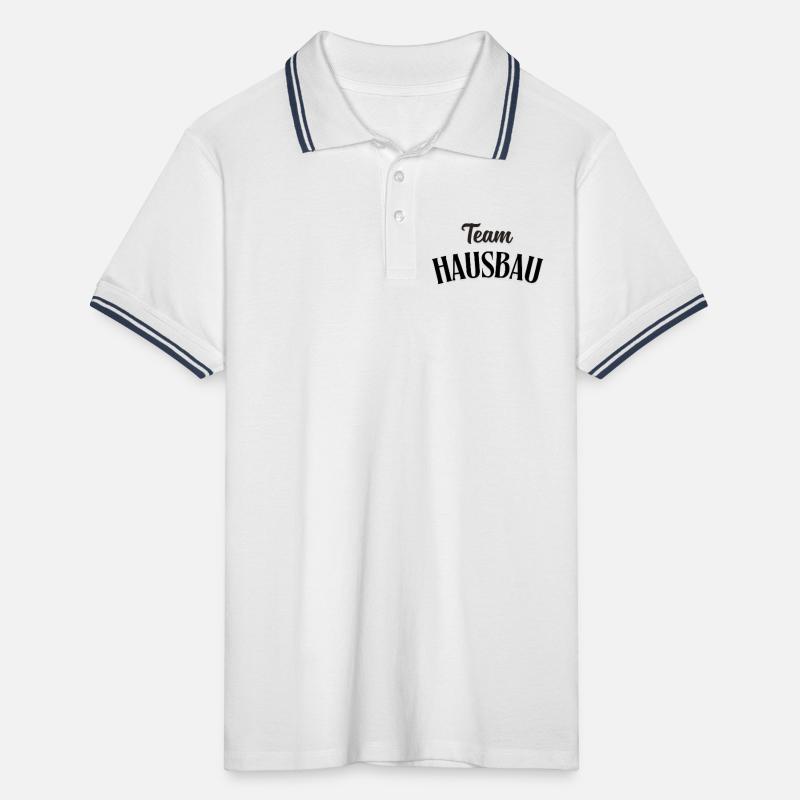 Construction de maisons d’équipe Polo tipped Homme