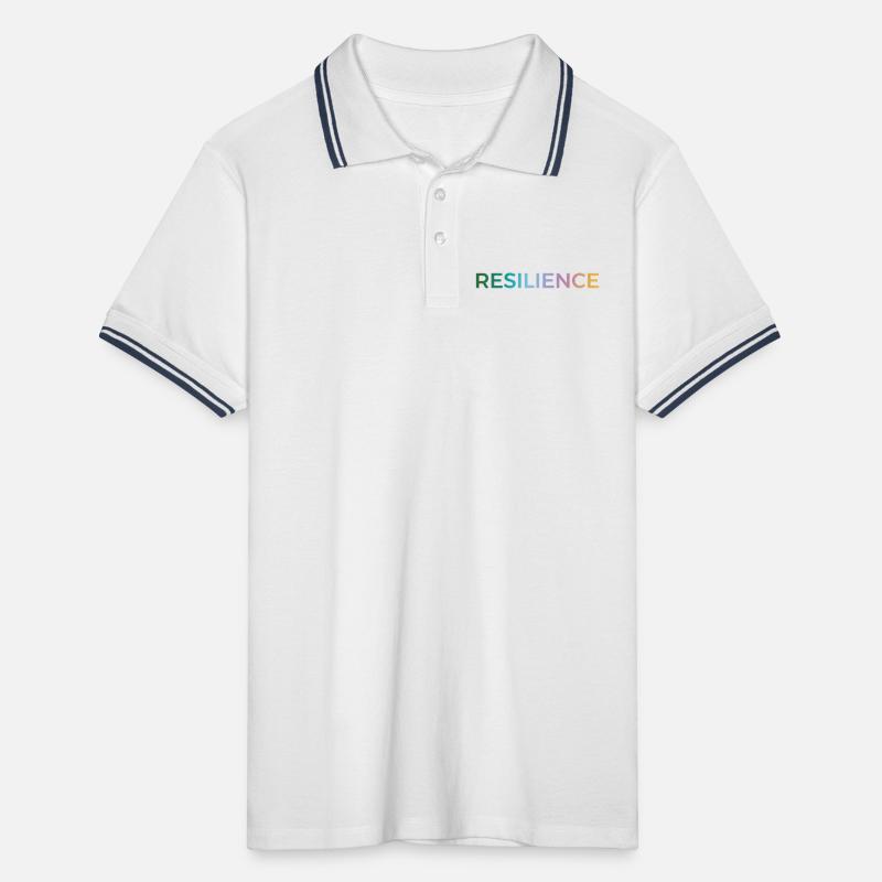 Typo de gradient de résilience Polo tipped Homme