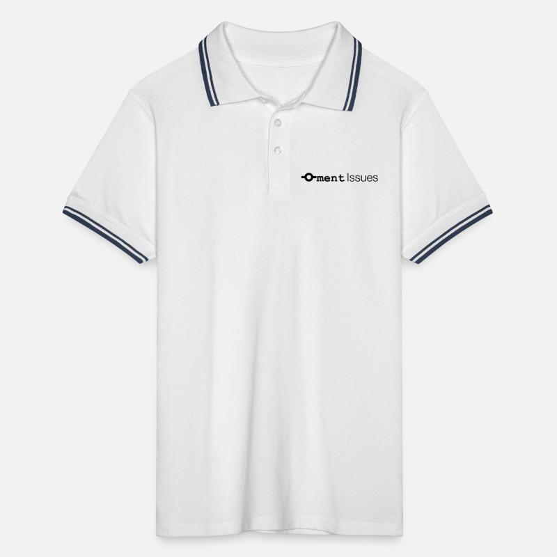 Commitment Issues Männer Tipped Poloshirt