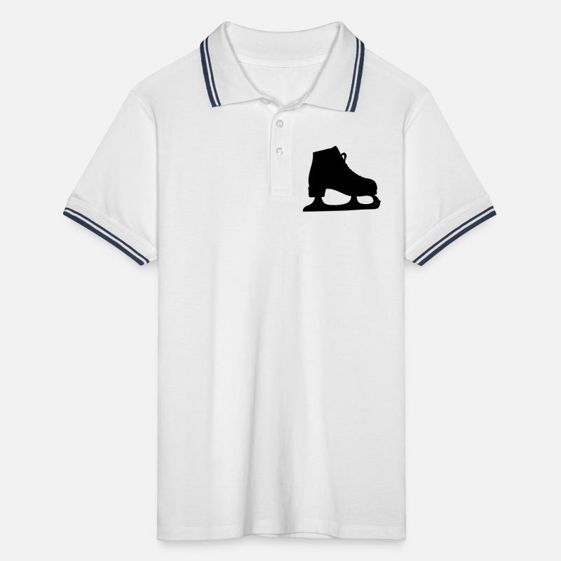 Eiskunstlauf Eiskunstlauf Männer Tipped Poloshirt