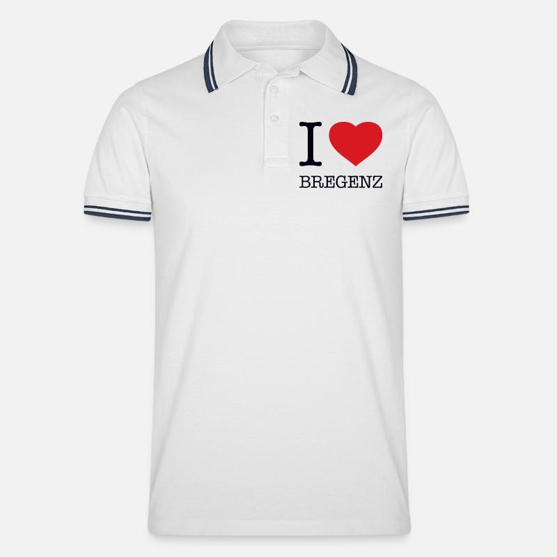 J’ADORE BREGENZ - Polo tipped Homme - blanc/marine