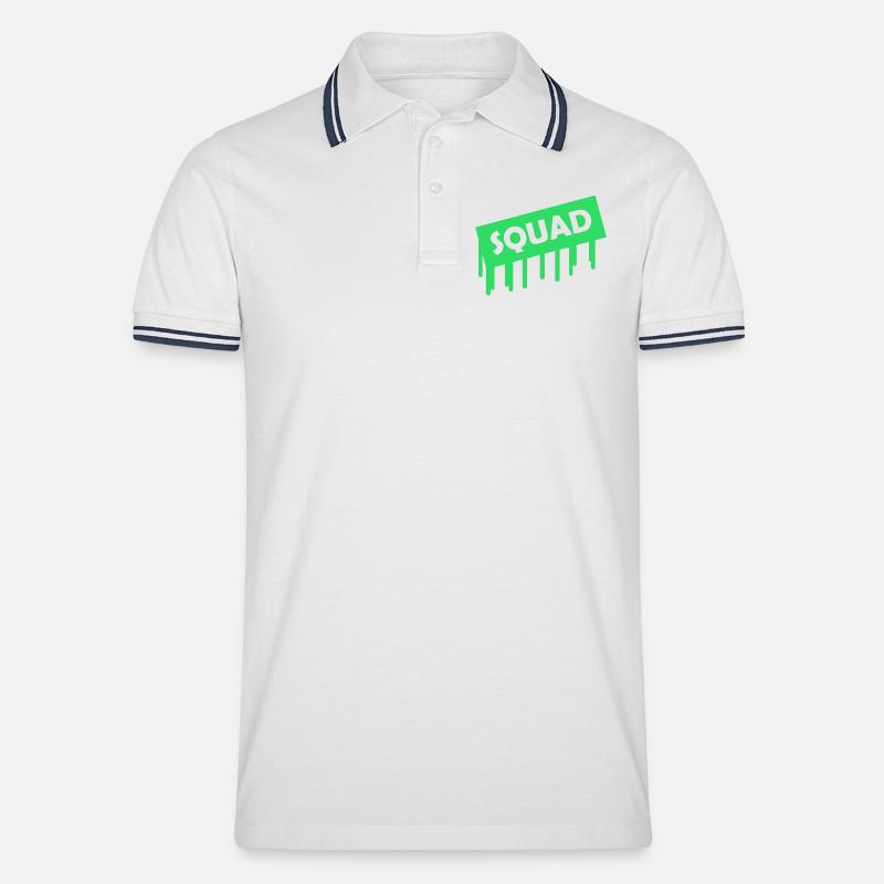 Effectif - Polo tipped Homme - blanc/marine