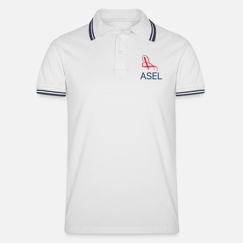 Basel T-Shirt Basel Pullover - Männer Tipped Poloshirt - Weiß/Navy