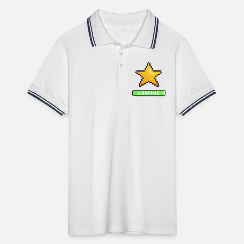 loading pixel étoile Polo tipped Homme