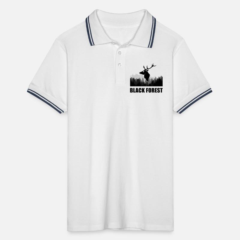 Black Forest Männer Tipped Poloshirt
