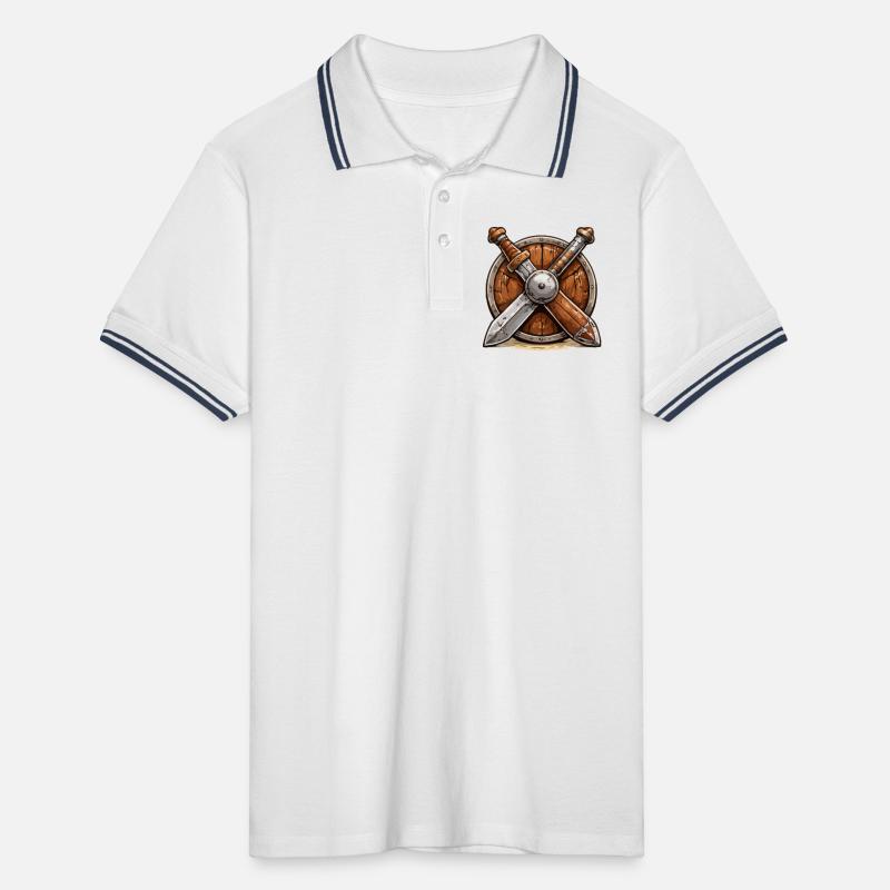 Bouclier et Épées Viking Polo tipped Homme