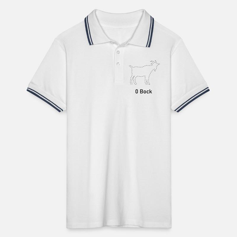 Null Bock Männer Tipped Poloshirt