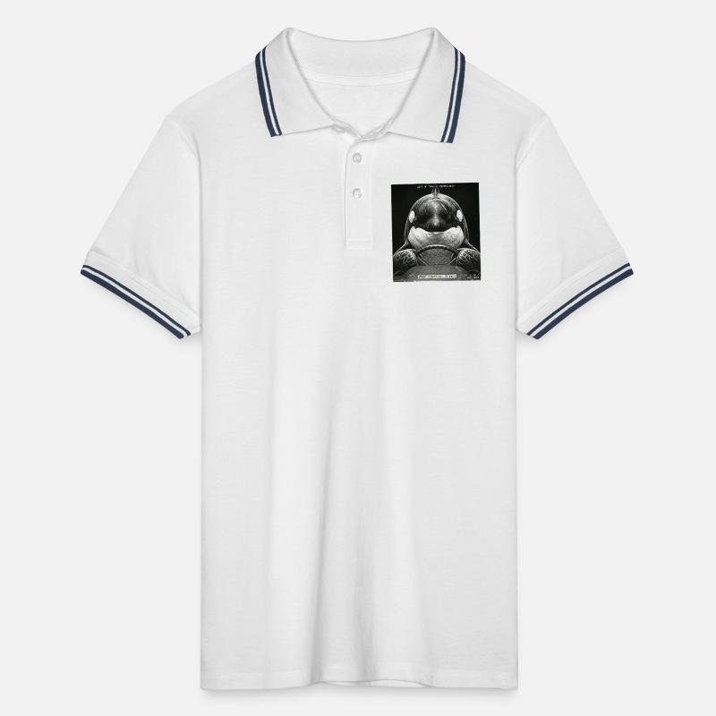 Fish Flashed Polo tipped Homme