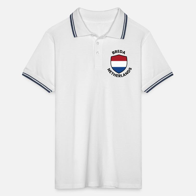 Bouclier de Breda, Pays-Bas Polo tipped Homme