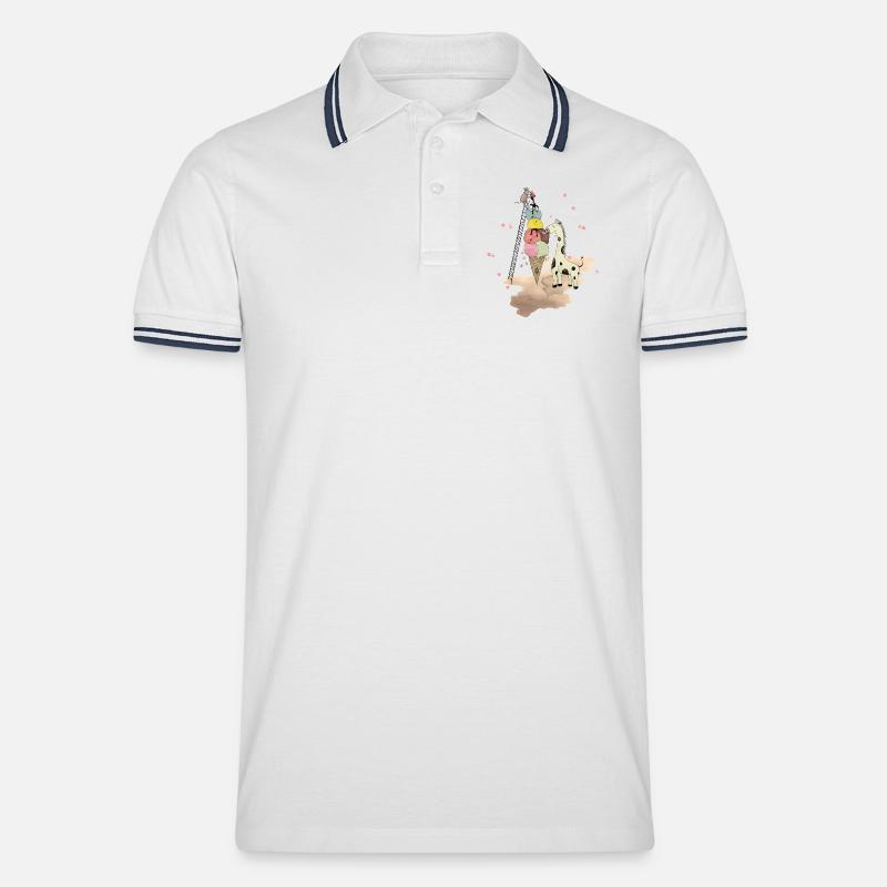 Wildlife Icecream - Polo per uomo - bianco/navy