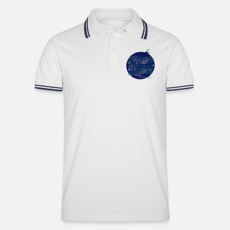 Il vecchio e il mare - Polo per uomo - bianco/navy