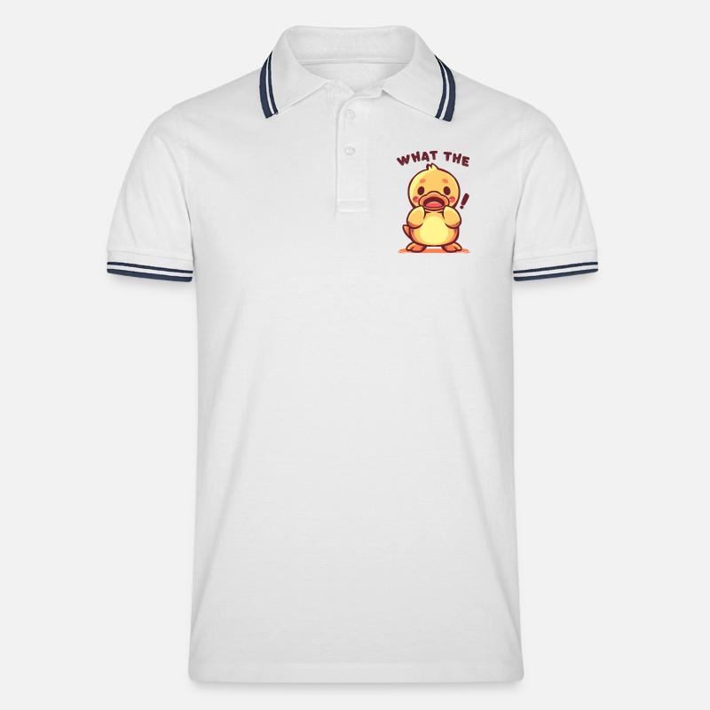 Qu’est-ce que ce - Polo tipped Homme - blanc/marine