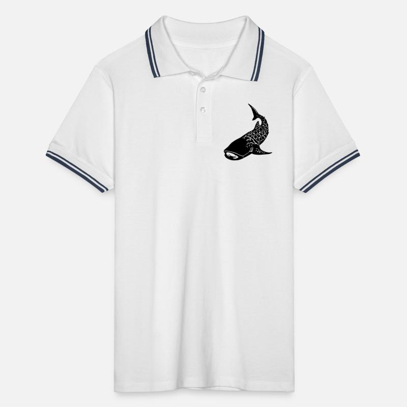 Requin-baleine 2 Polo tipped Homme
