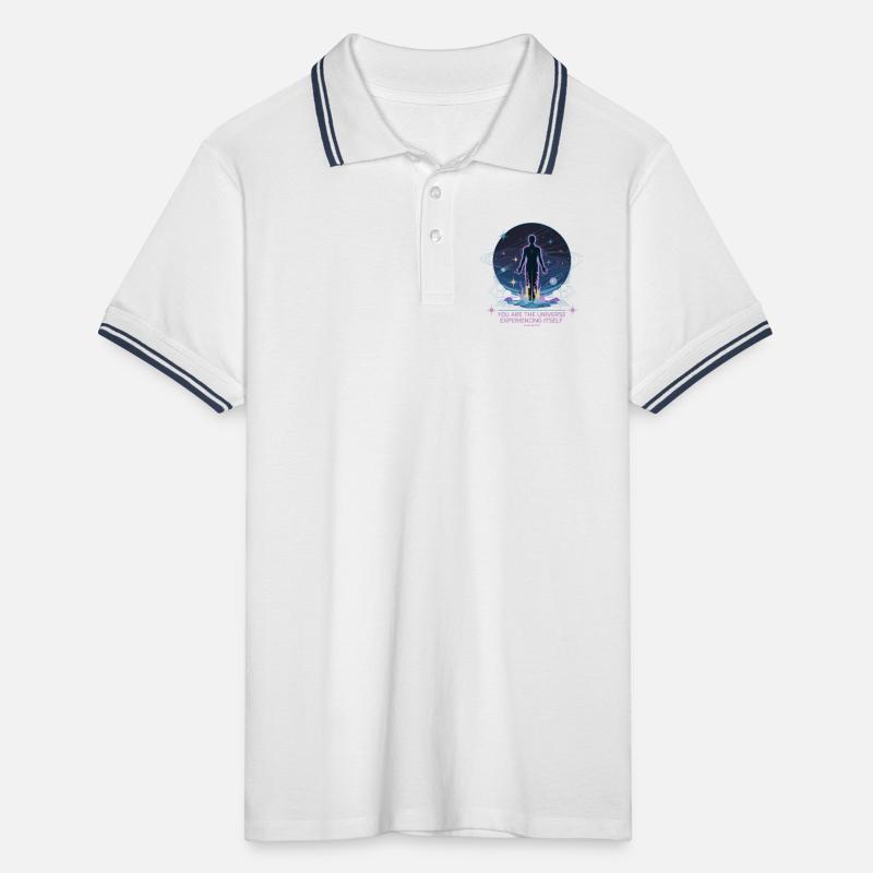 Être céleste | Alan Watts Citation Conception Polo tipped Homme