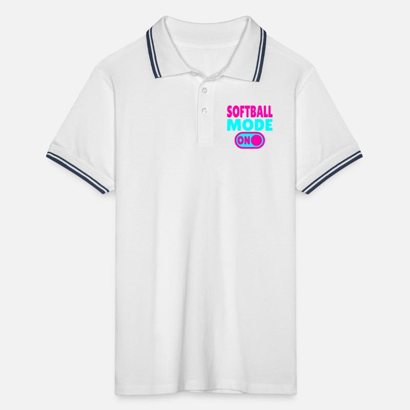 Mode softball activé Polo tipped Homme
