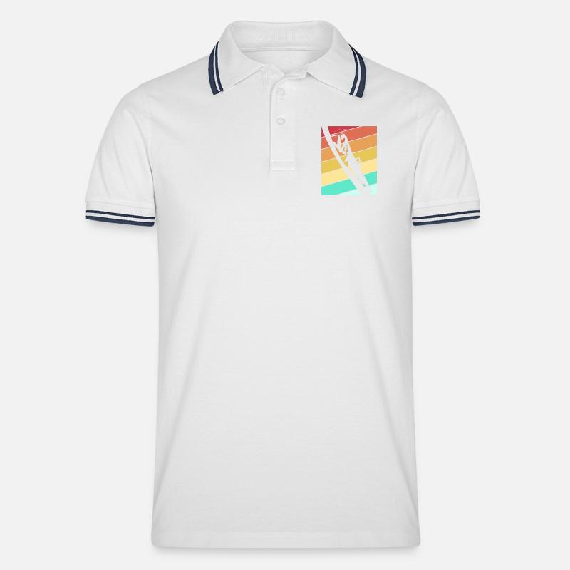 Adoratrice della Mantide Mantis - Polo per uomo - bianco/navy