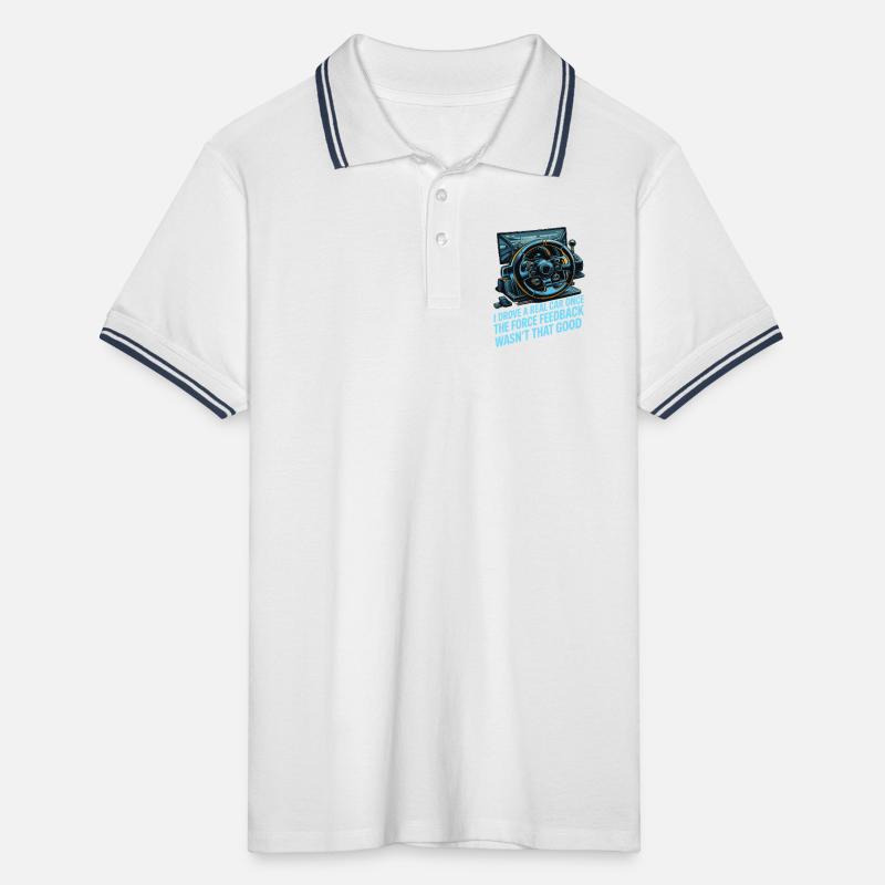 Ich bin einmal ein echtes Auto gefahren, das Force Männer Tipped Poloshirt