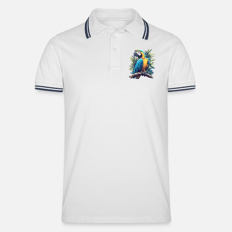 L'era dell'ara - Polo per uomo - bianco/navy