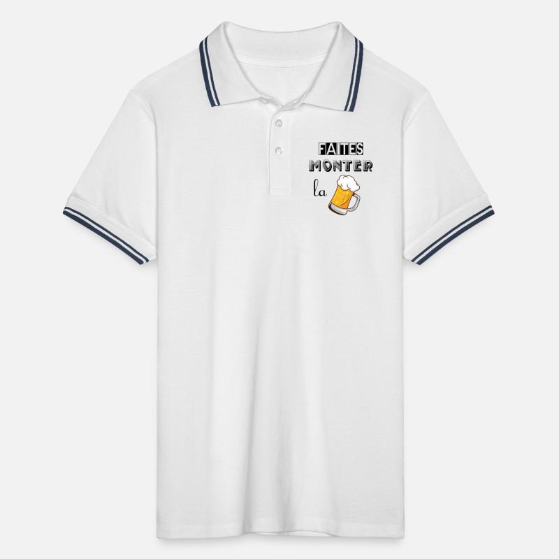 Faites monter la pression Polo tipped Homme