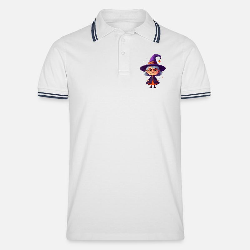 Strega carina e scontrosa - Polo per uomo - bianco/navy