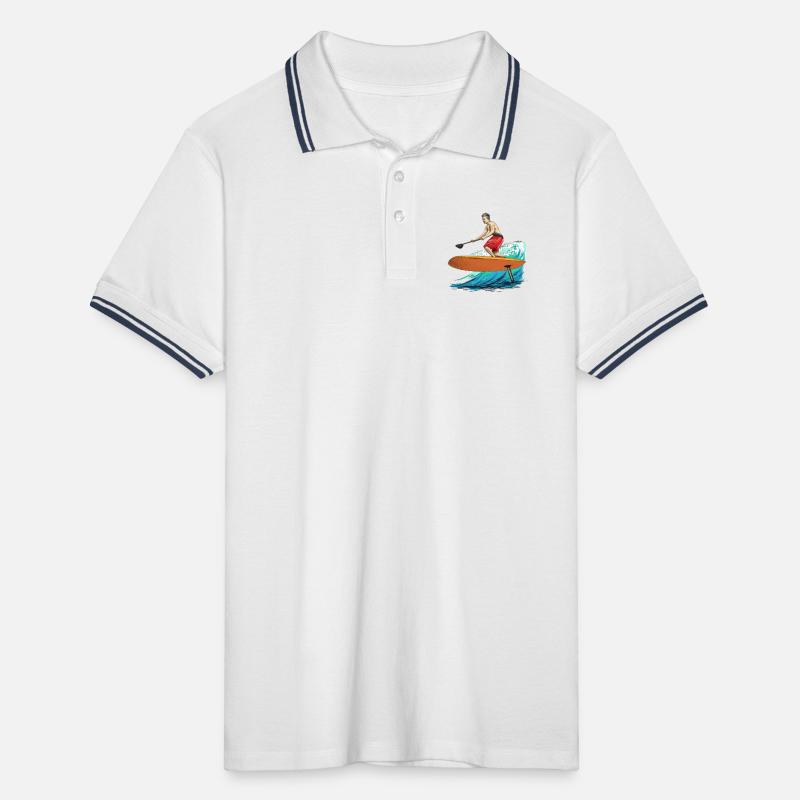 foiling Men's Tipped Polo Shirt