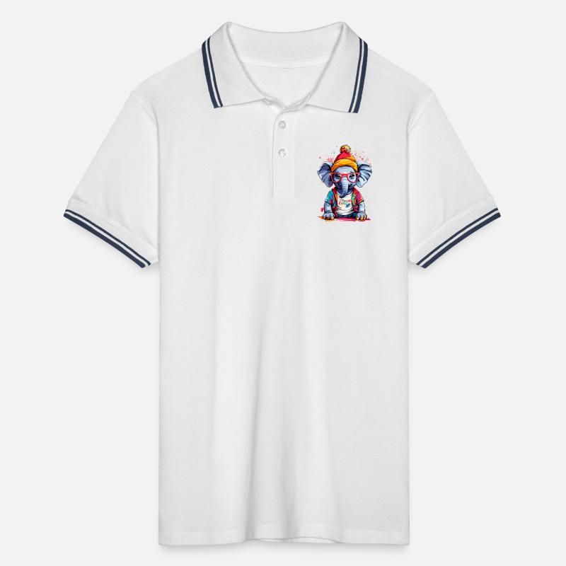 Éléphant cool Polo tipped Homme