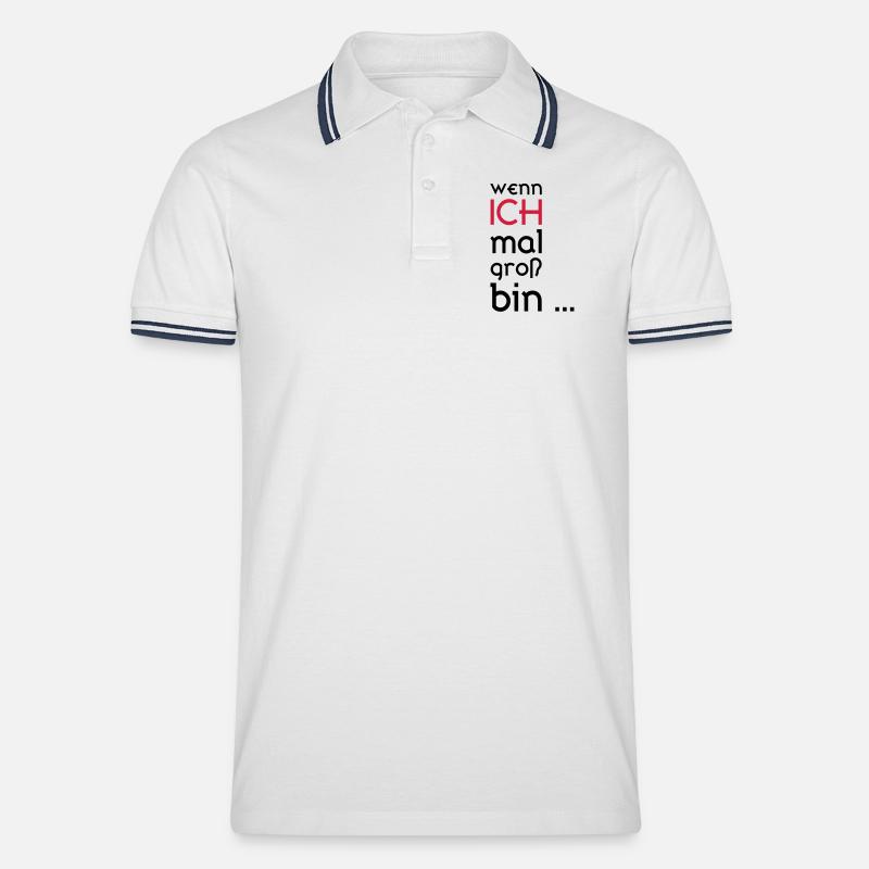 ... Quando sarò grande ... - Polo per uomo - bianco/navy
