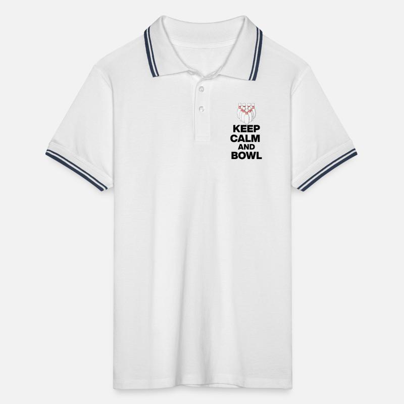 RESTE CALME ET LANCE, STRIKE MEISTER ! BOUCLE PIVOT Polo tipped Homme