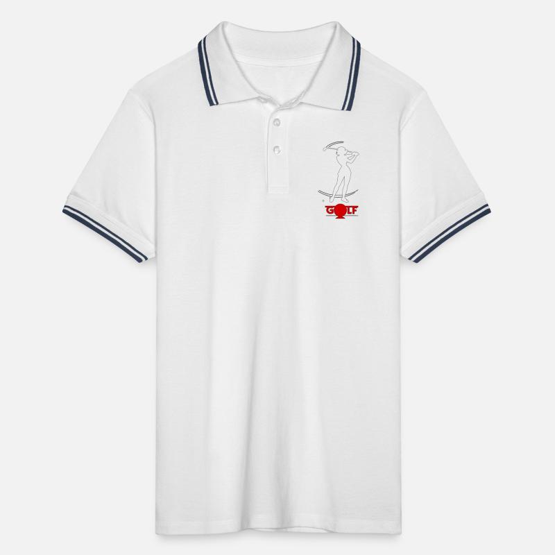 Golfeuse rétro Polo tipped Homme