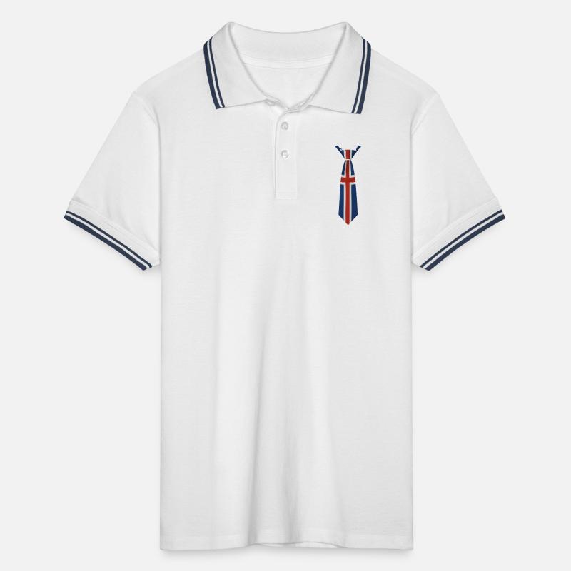 Conception de la cravate Union Jack Polo tipped Homme