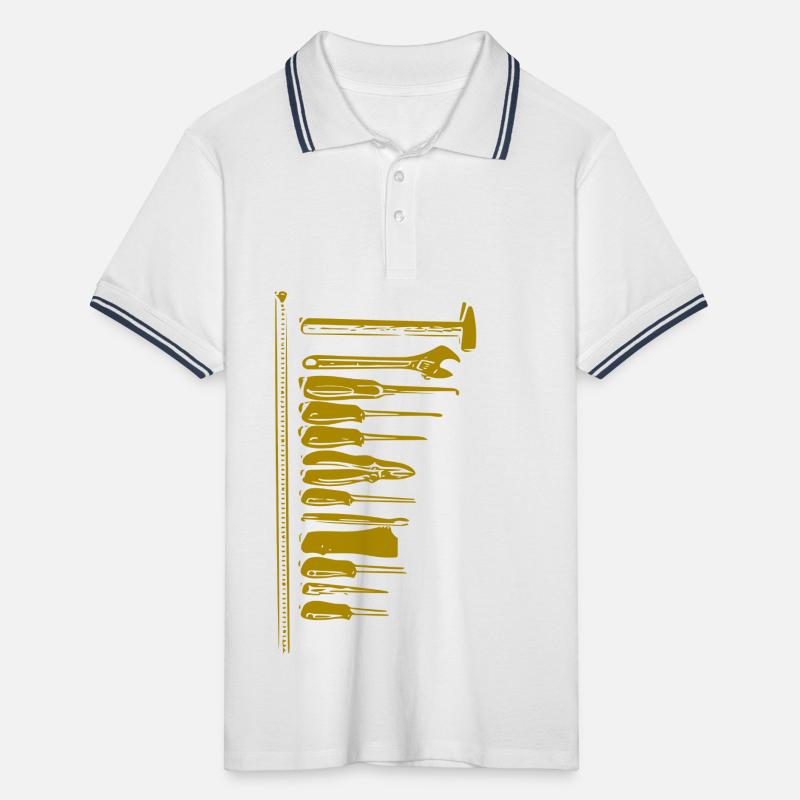 tool Men's Tipped Polo Shirt