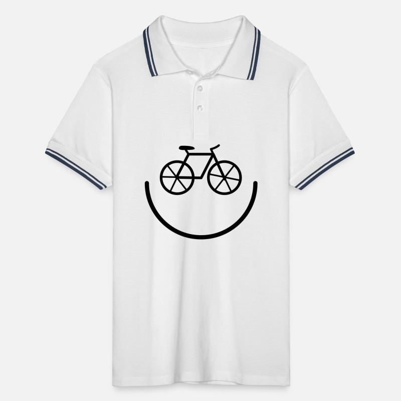 bicycle Men's Tipped Polo Shirt