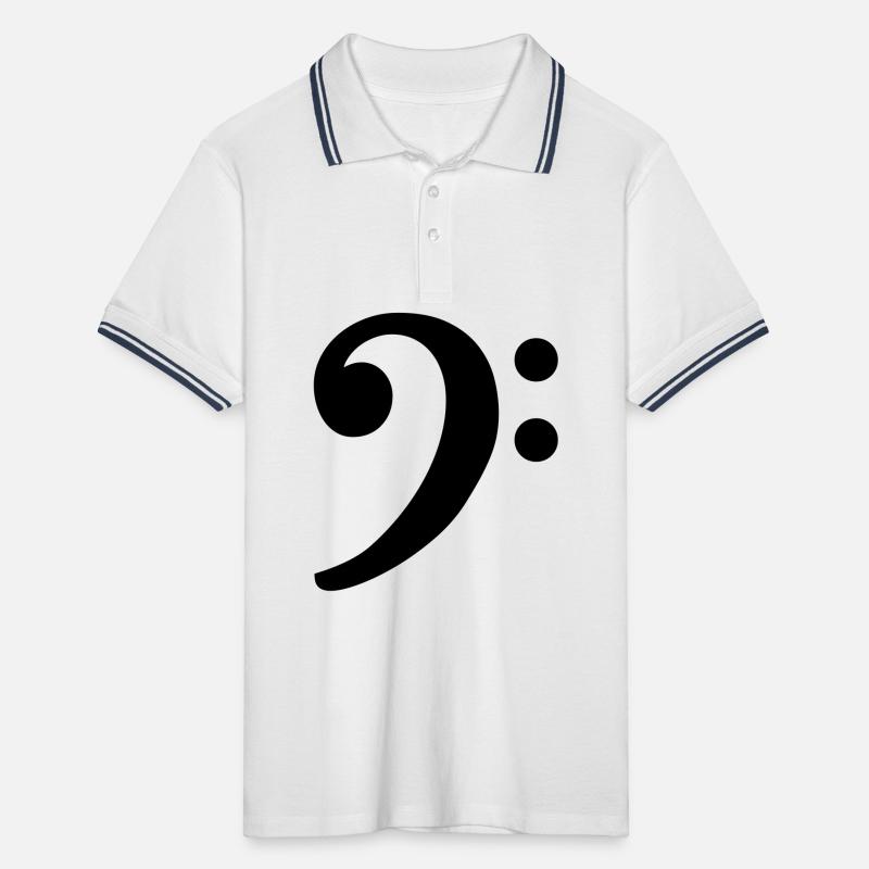 Clef basse Polo tipped Homme