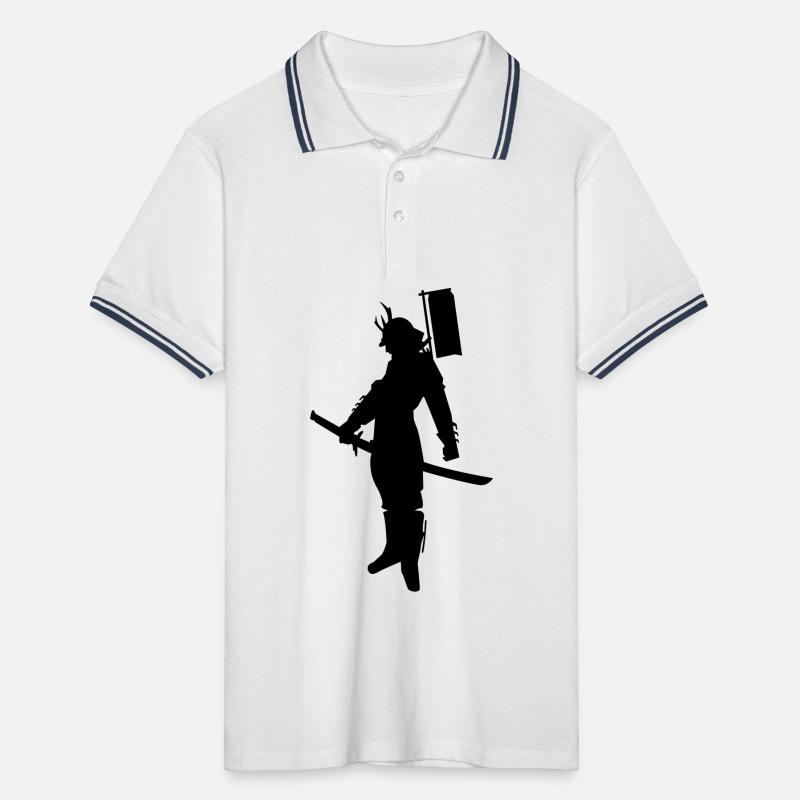 samurai Men's Tipped Polo Shirt