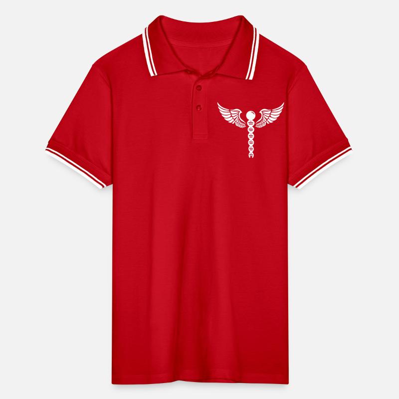 ADN Caducée Polo tipped Homme