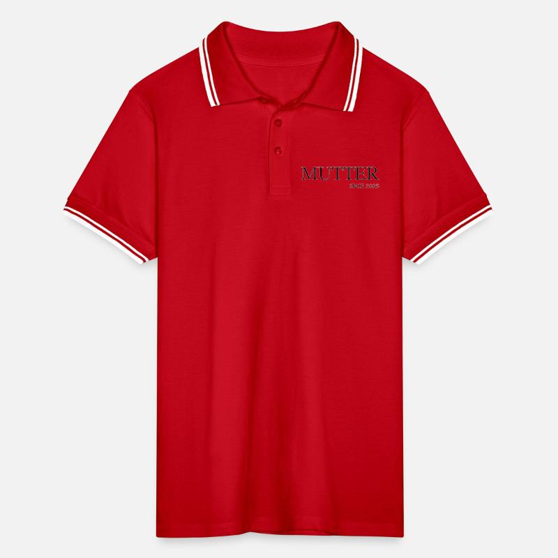 Mutter since 2025 Männer Tipped Poloshirt