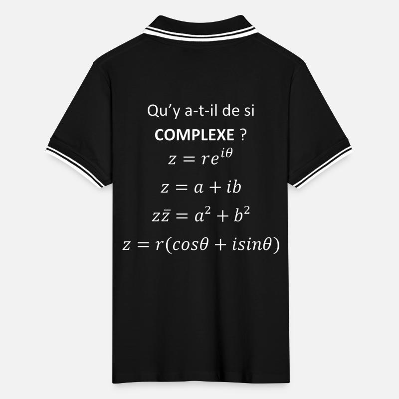 Complex numbers Men's Tipped Polo Shirt