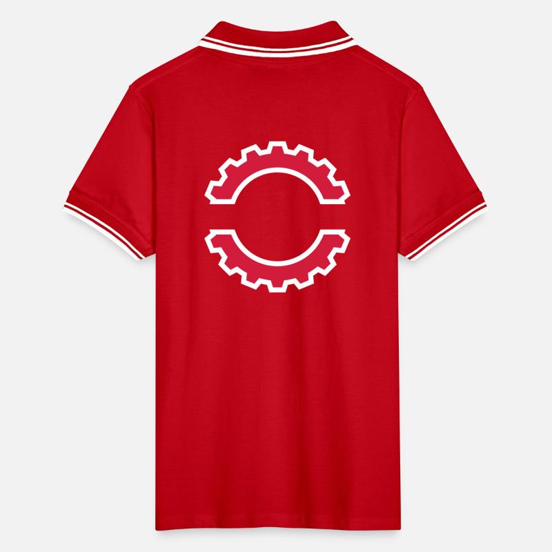 EBM Logo 5 (Vector) Men's Tipped Polo Shirt