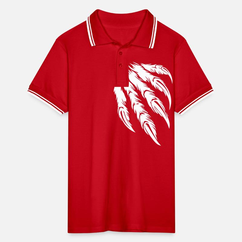 claw Men's Tipped Polo Shirt