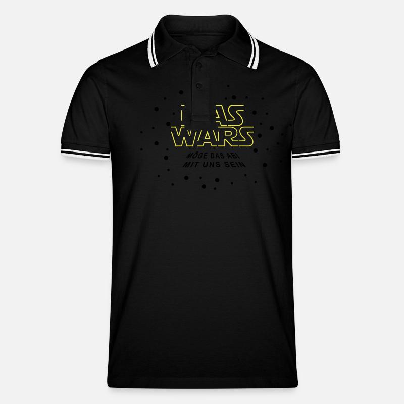 Das Wars - Möge das ABI mit uns sein - Polo tipped Homme - noir/blanc