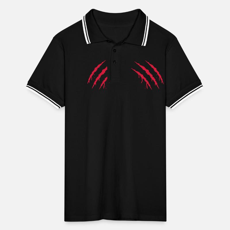 Claws 2 Men's Tipped Polo Shirt