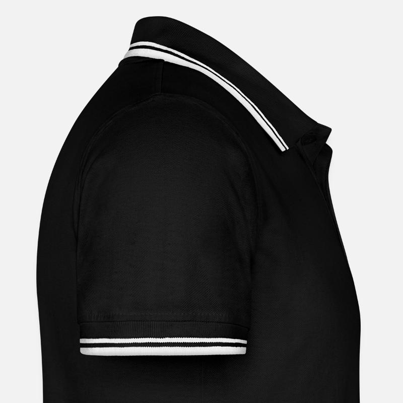 atom - cellular six Männer Tipped Poloshirt