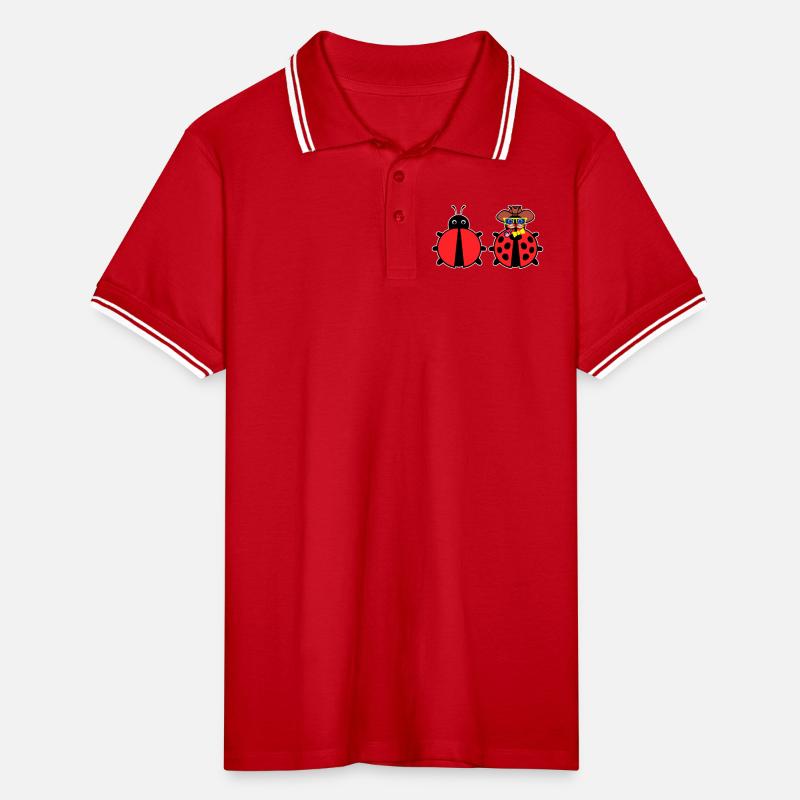 Bugs Bugfixing Debug Developer Computerfreak Männer Tipped Poloshirt