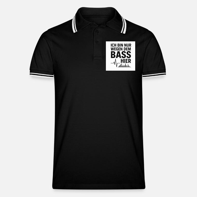 0A809AD4-E7DF-4CF1-9575-0EAF255C91D6 - Männer Tipped Poloshirt - Schwarz/Weiß