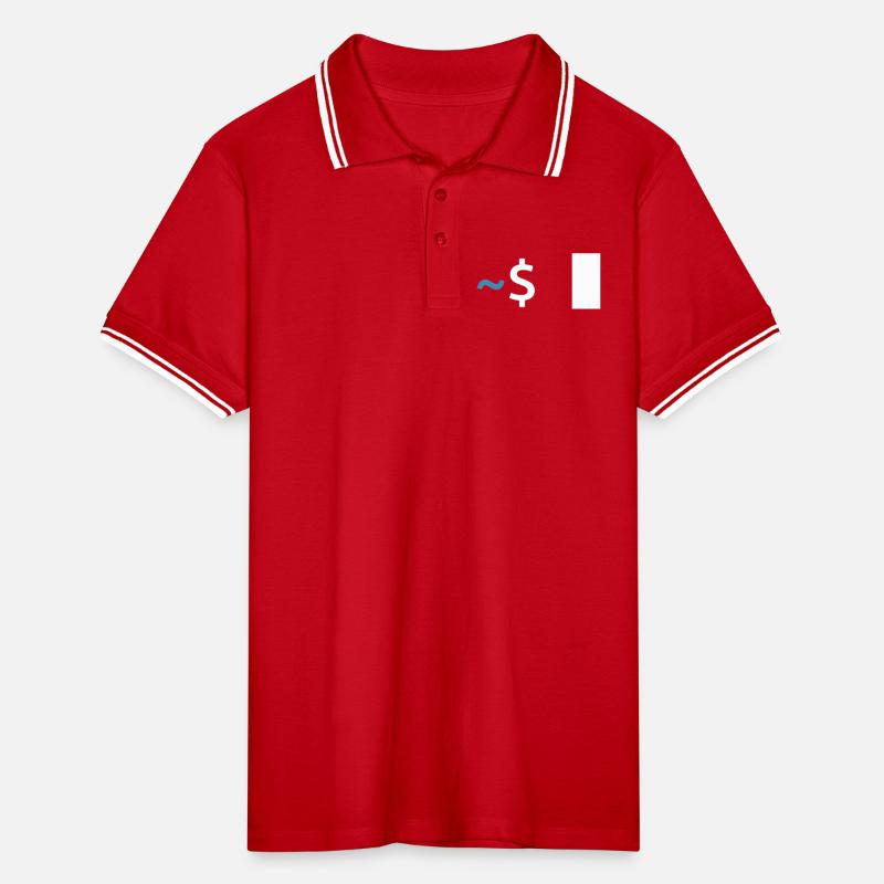 Commande Linux Shell Polo tipped Homme